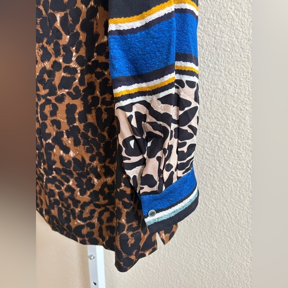 Kobi Halperin Harper Mixed Print 3/4-Sleeve Blouse - Size S - Picture 4 of 4